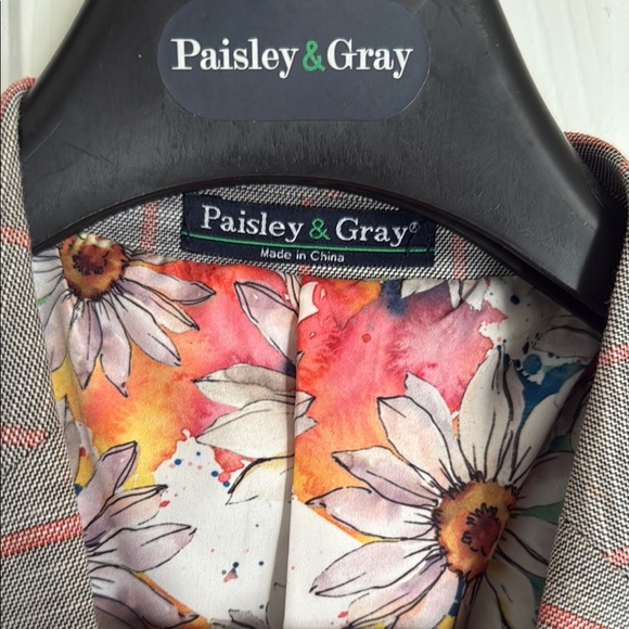 Paisley & Gray pink/grey Men's Suit - Picture 2 of 13